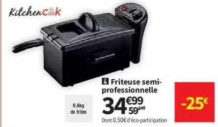 Friteuse Semi-professionnelle KitchenCook