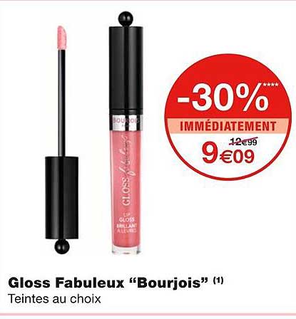 gloss fabuleux "bourjois"