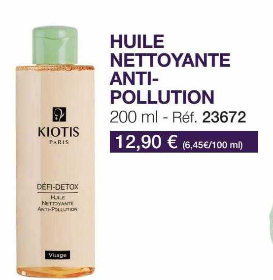 huile nettoyante anti-pollution kiotis