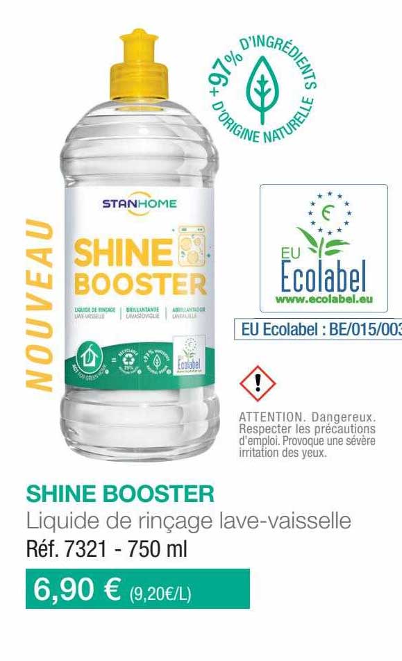 Liquide De Rinçage Lave-vaisselle Shine Booster