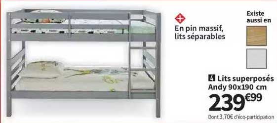 lits superposés andy