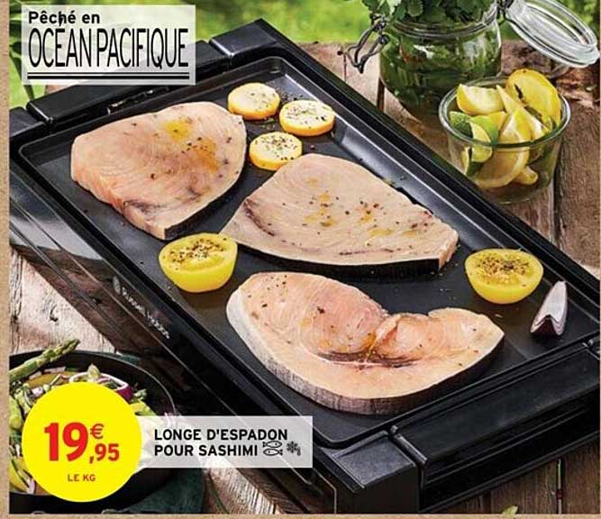 longe d'espadon pour sashimi