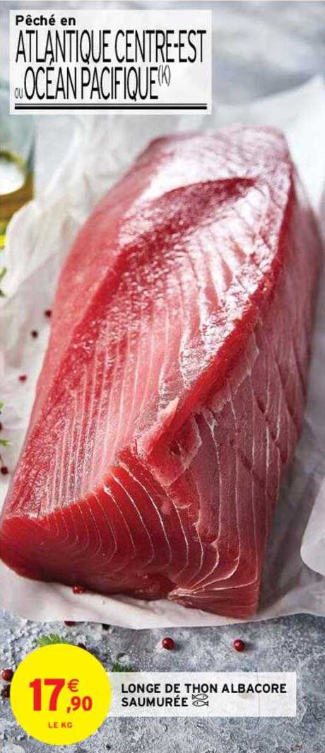 longe de thon albacore saumurée
