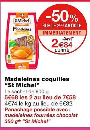 Madeleines Coquilles "st Michel"