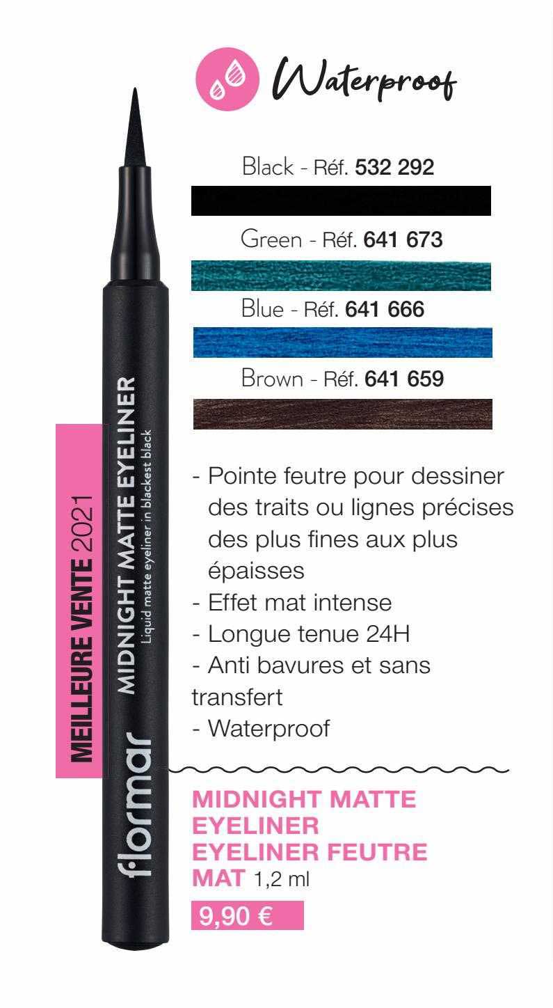 midnight matte eyeliner eyeliner feutre mat