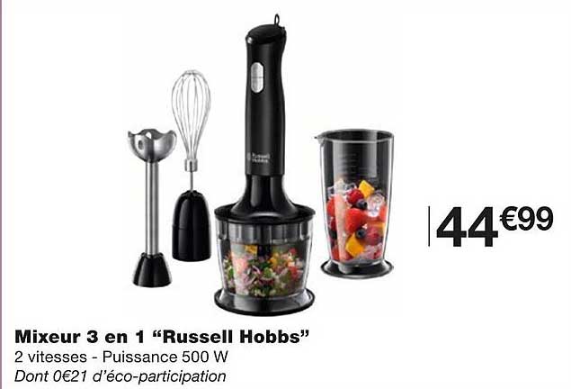 mixeur 3 en 1 "russell hobbs"