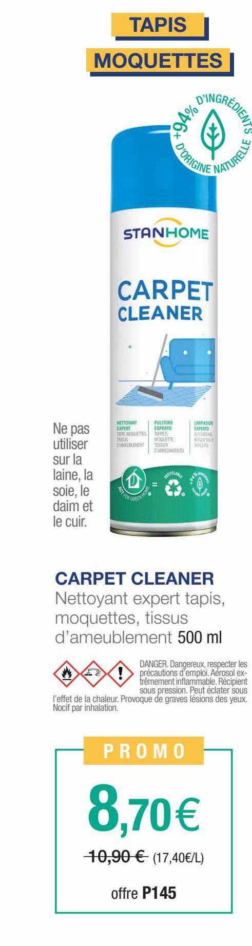 nettoyant expert tapis, moquettes, tissus d'ameublement carpet cleaner
