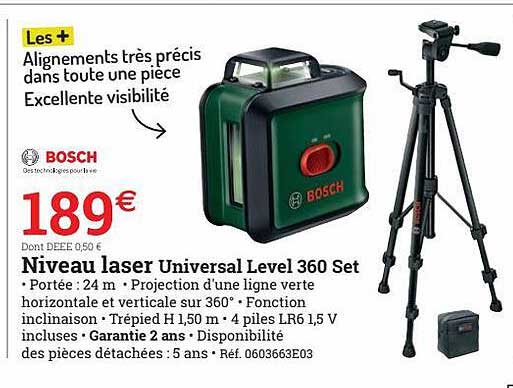 niveau laser universal level 360 set bosch