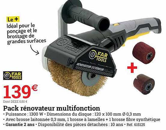 pack rénovateur multifonction far tools