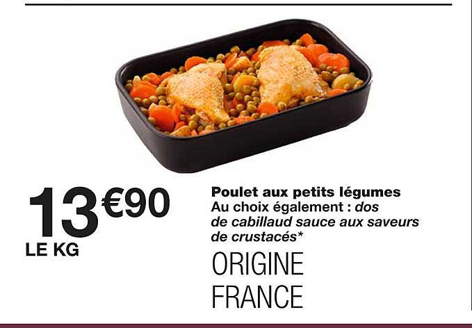 Poulet Aux Petits Légumes
