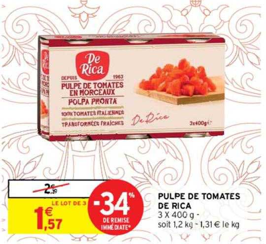 pulpe de tomates de rica