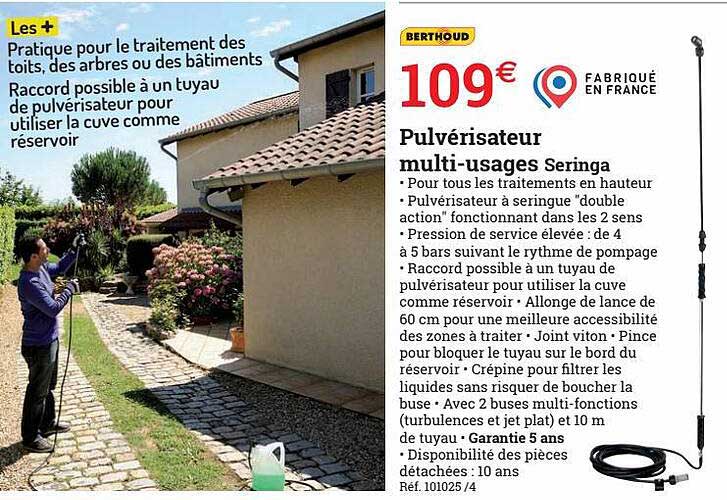 pulvérisateur multi-usages seringa berthoud