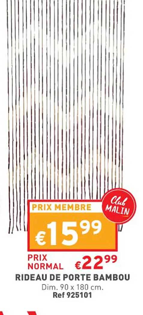 Rideau De Porte Bambou