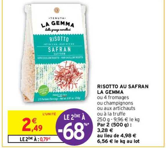Risotto Au Safran La Gemma