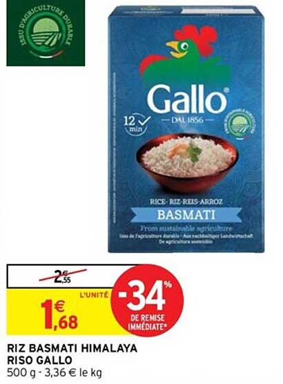 riz basmati himalaya riso gallo