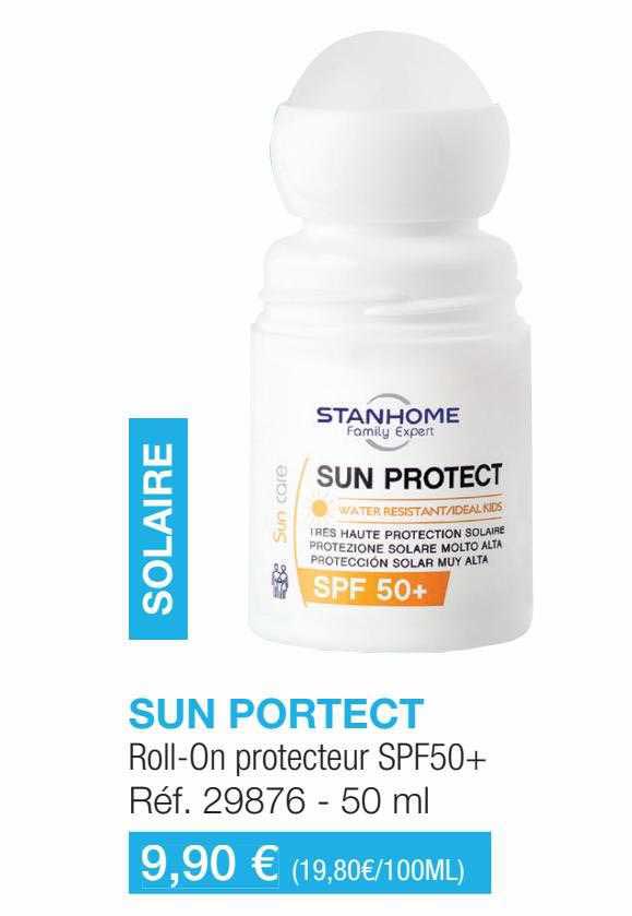 roll-on protecteur spf50+ sun protect