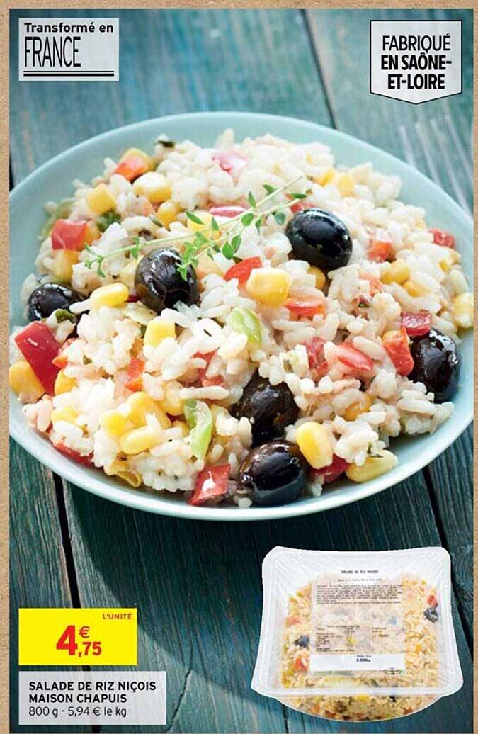 Salade De Riz Niçois Maison Chapuis