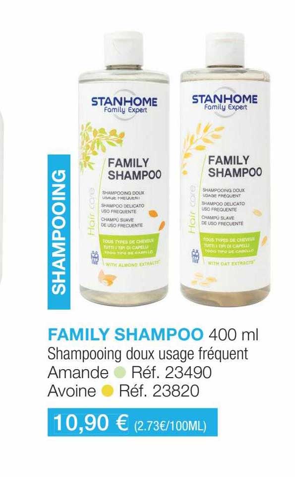 shampooing doux usage fréquent family shampoo