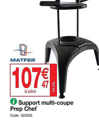 support multi-coupe prep chef matfer