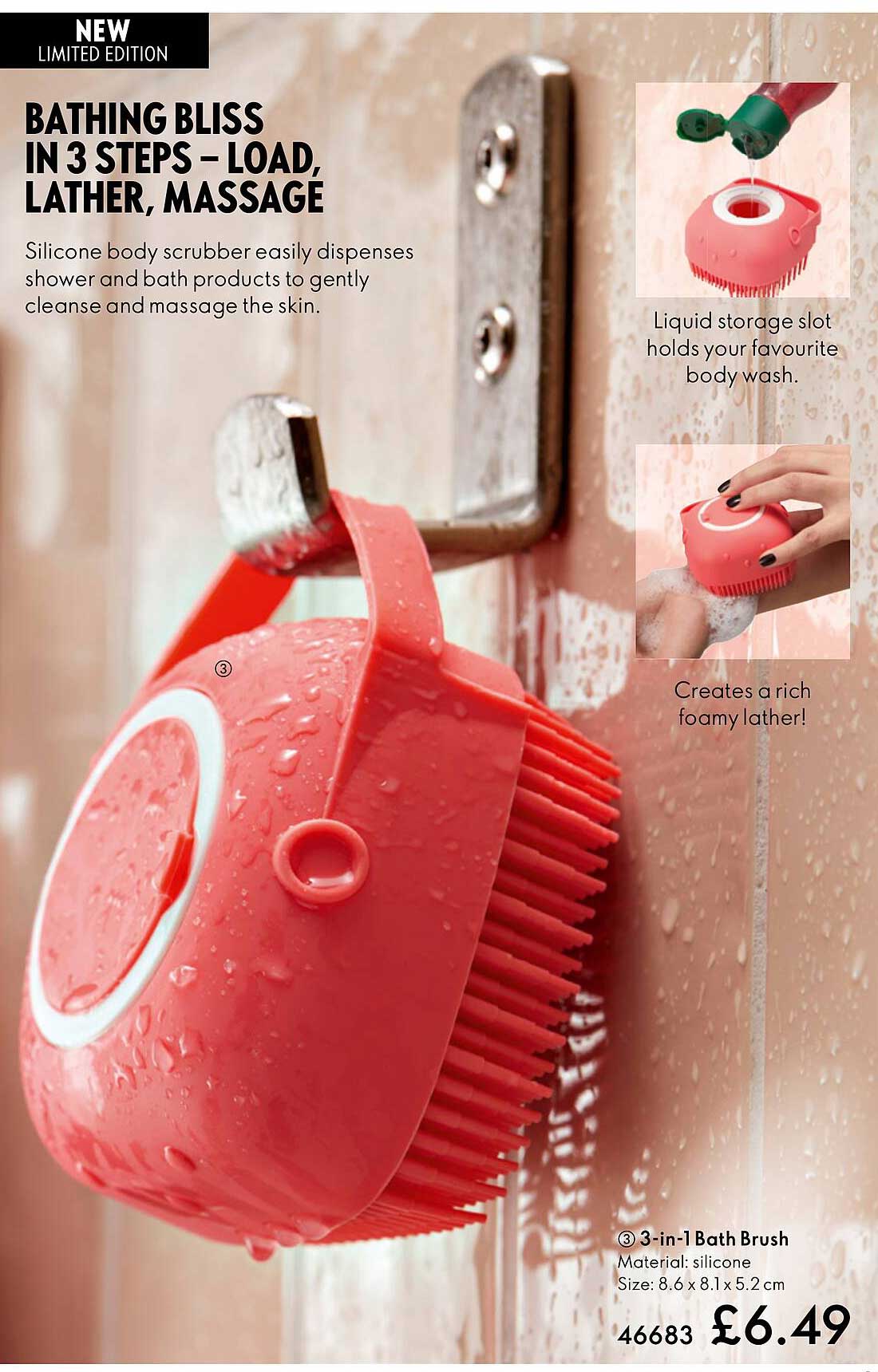 3-in-1 Bath Brush