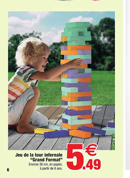 Jeu De La Tour Infernale "grand Format"