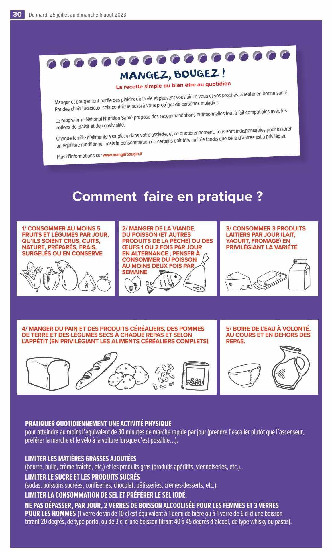 mangez, bougez!