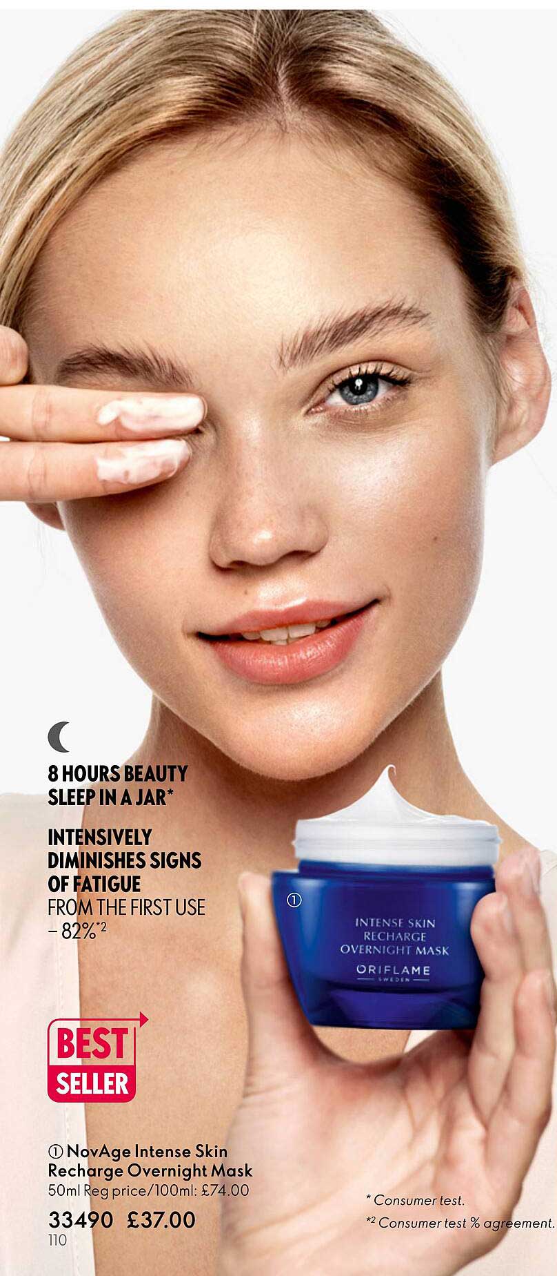 novage intense skin recharge over night mask