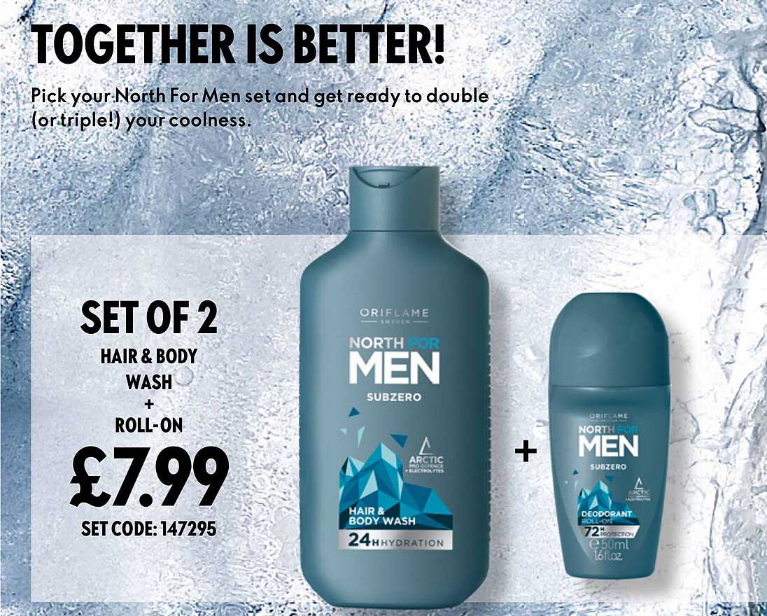 oriflame north for men subzero