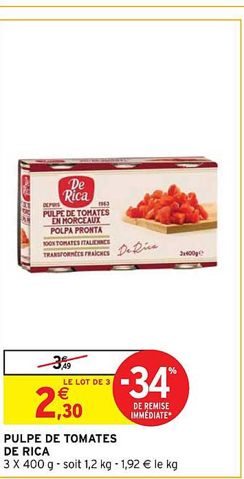 Pulpe De Tomates De Rica