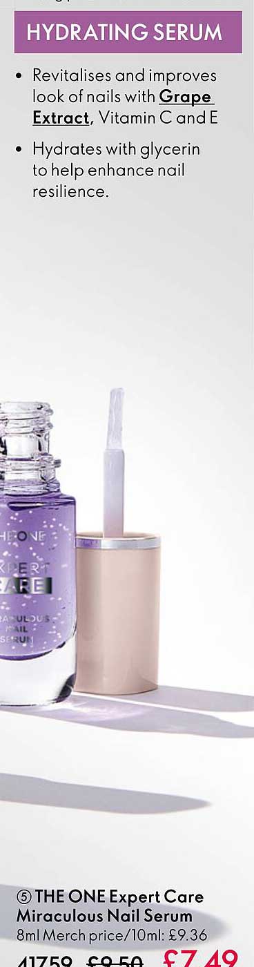 the one expert care miraculous nail serum