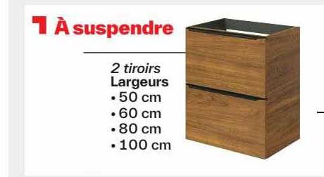 à Suspendre 2 Tiroirs