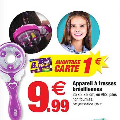 appareil à tresses brésiliennes