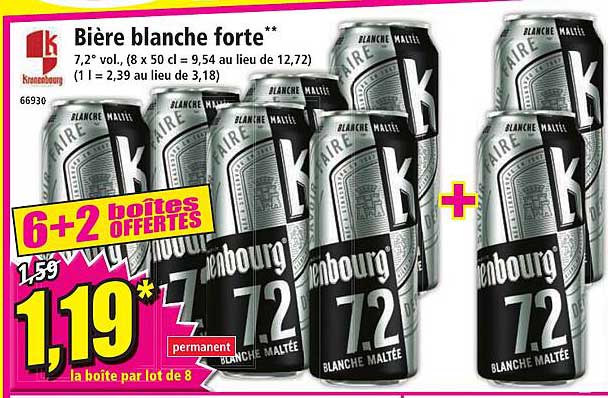Bière Blanche Forte Kronenbourg