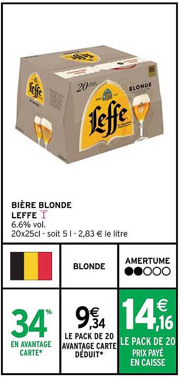 Bière Blonde Leffe