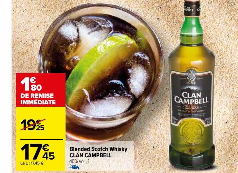 blended scotch whisky clan campbell