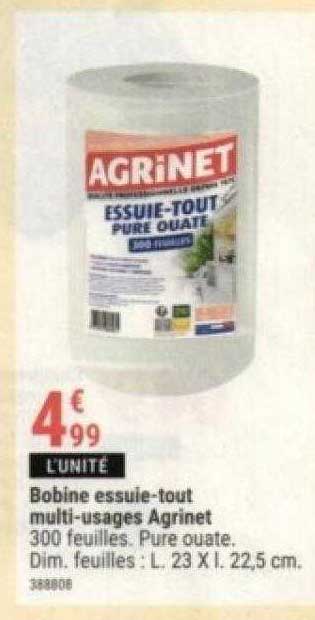 bobine essuie-tout multi-usages agrinet