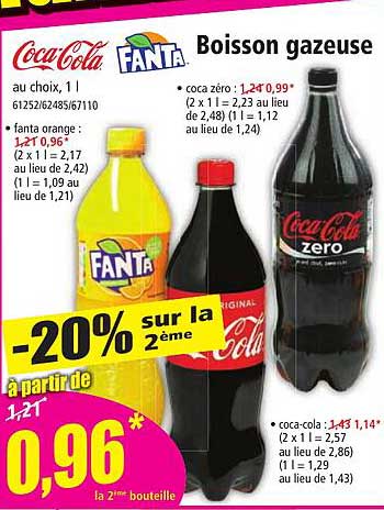 boisson gazeuse coca-cola, fanta