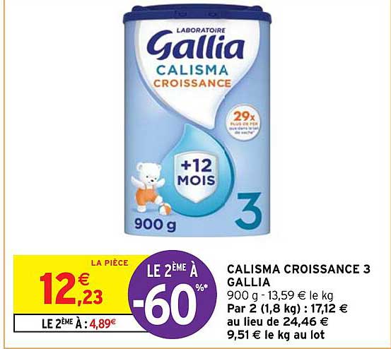 Calisma Croissance 3 Gallia