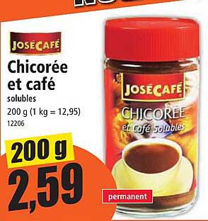 chicorée et café solubles josé café