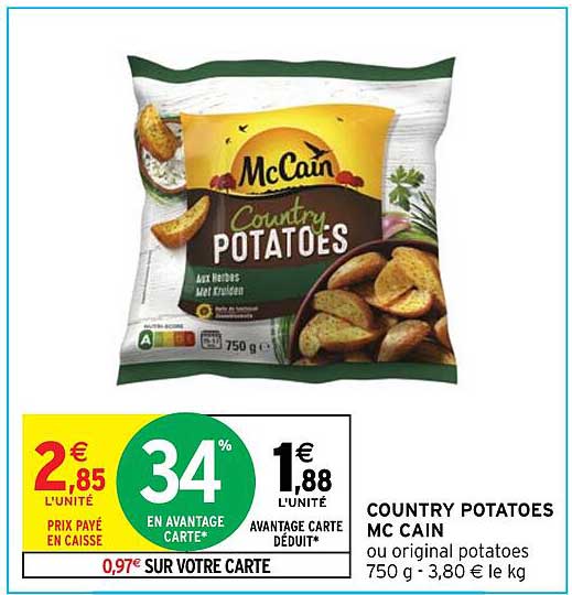 country potatoes mc cain