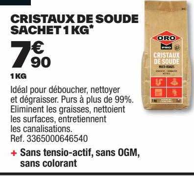 Cristaux De Soude Sachet 1kg