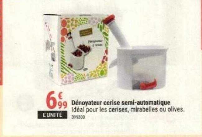 dénoyauteur cerise semi-automatique
