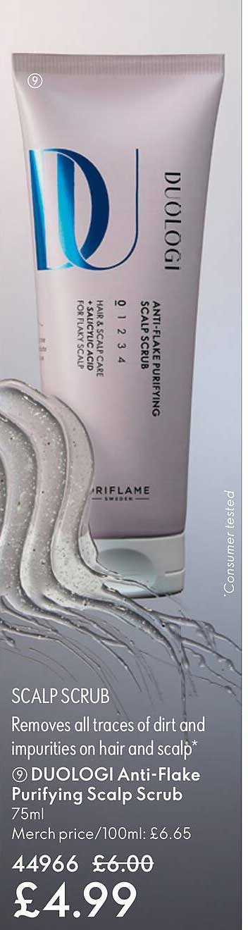 duologi anti-flake purifying scalp scrub