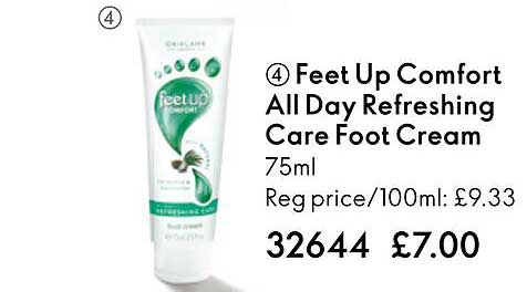 feet up comfort all day refreshing care foot cream
