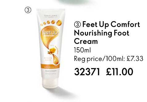 feet up comfort nourishing foot cream