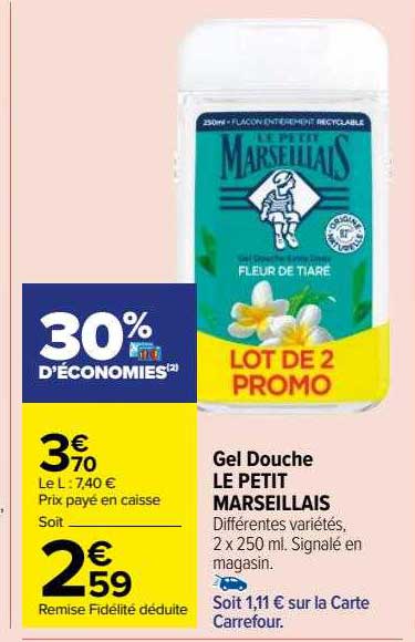 Gel Douche Le Petit Marseillais