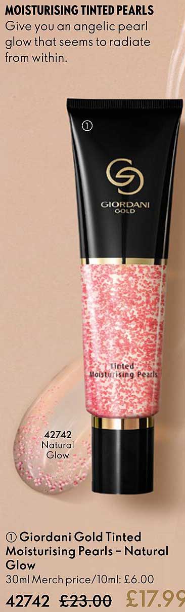 giordani gold tinted moisturising pearls - natural glow