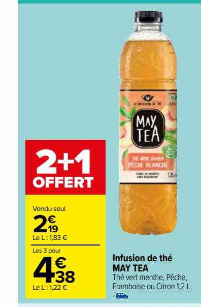 infusion de thé may tea