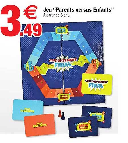 jeu "parents versus enfants"