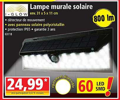 lampe murale solaire i-glow